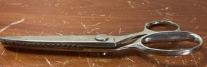 Vintage WISS CC7 Pinking Shears Zig Zag Scissors 7.5" Chrome USA - Picture 1 of 16