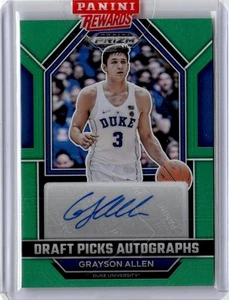 2023-24 Panini Prizm Draft Picks Green Prizm Autographs Grayson Allen Auto Duke - Picture 1 of 2