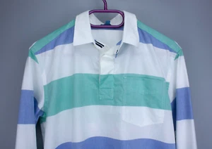 Beaufort & Blake London Shirt Polo Mens Size S Multicolor Striped 100% Cotton - Picture 1 of 12