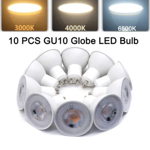 10Pcs LED Bulb GU10 Globe Light Spotlight Warm Cool White Lamp Bright DownLight - Picture 1 of 18
