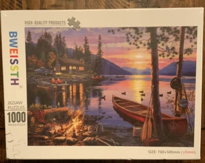 High Quality Products BWEISSTH “Warm Home” Jigsaw Puzzle 1000 Pieces 27.6”x19.7” - Picture 1 of 5