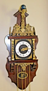 Vintage "Atlas" Nu Elck Syn Sin Badisches Uhrwerk 74'' Wanduhr - Germany - Bild 1 von 20