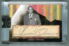 Jesse Owens 2014-15 Panini Eminence Cut Signatures Auto Olympic Sprinter #1/2 SP