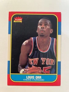 🔥1986-87 Fleer Set-Break #83 Louis Orr New York Knicks🔥 JORDAN ROOKIE YR - Picture 1 of 2