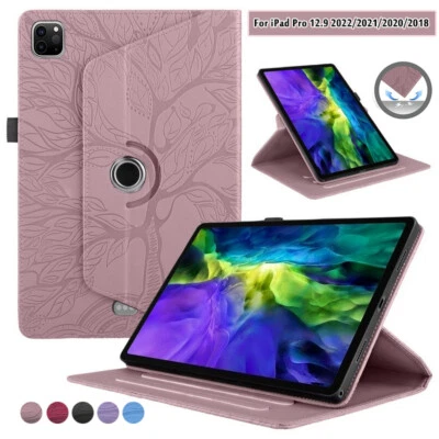 Case For Apple iPad Pro 12.9 2022 2021 Shockproof Tablet Rotating Stand Cover - Image 1 of 4