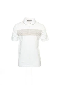 Tasso Elba White Polo Shirt Golf S $50 - Picture 1 of 5