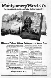 1923 Montgomery Ward Catalog Vintage Print Ad Lewis & Clarke Expedition Pioneers - Picture 1 of 1