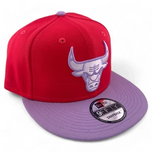 New Era Chicago Bulls NBA 2-Tone Color Pack Pink/Purple 9Fifty Snapback Hat Cap - Picture 1 of 7