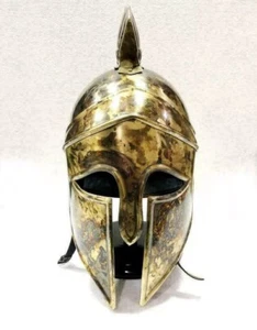 Medieval Helmet With Stand Armor Queen King Leonidas Spartan 300 Roman Helmet - Picture 1 of 6