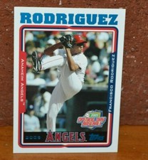 BASEBALL CARD TOPPS 2005 OPENING DAY L.A. ANGELS OF ANAHEIM FRANCISCO RODRIGUEZ
