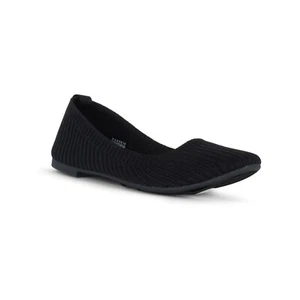 Danskin Hope Women's Vegan Textile Slip-On Ballet Flats Black Size US 7.5M - Picture 1 of 7