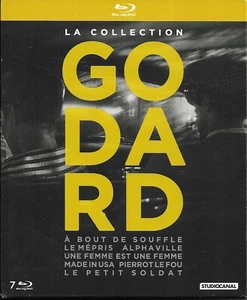 COLLECTION GODARD ... BARDOT, BELMONDO, SEBERG, CONSTANTINE ... COFFRET BLURAY - Picture 1 of 1