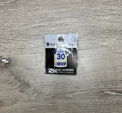 Prendedor de la colección Wincraft de Stephen Curry de los Golden State Warriors de la NBA raro Foto 1 de 2