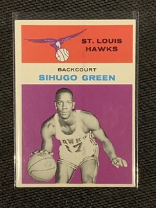 1961-62 Fleer Basketball #15 Sihugo Green Raw