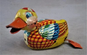 Vintage Wind Up Tin Toy Duck - Working - Trade Mark Alps - Made in Japan - Picture 1 of 1