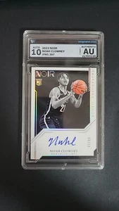 2023 NOIR RC NOAH CLOWNEY /99 ROOKIE AUTOGRAPH WCG 10 ≈ PSA 10 - Picture 1 of 2