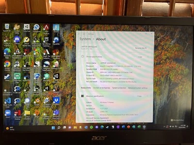 Acer Aspire 7 15.6"(512GB SSD, Intel i7-9750H, 2.6 GHz, 16GB RAM, Nvidia) 2019 - Image 1 of 4