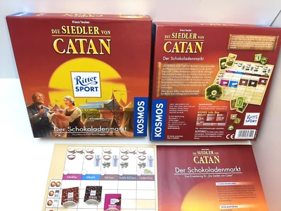 Fast wie neu: Siedler von Catan Der Schokoladenmarkt Ritter Sport  Kosmos Spiel - Bild 1 von 4