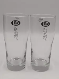 COPPIA Bicchieri Birra Lakefront Brewery .414 L Milwaukee Wisconsin - Foto 1 di 4