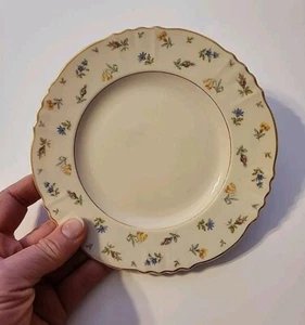 4 Suzanne Federal Shape Syracuse China Desert Plates 6.5", Made In America - Picture 1 of 13