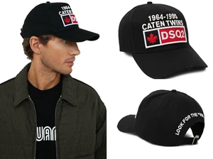 Dsquared2 Caten Twins Gabardine Icon Baseballcap Kappe Basebalkappe Trucker Hat - Bild 1 von 14