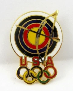 Prendedor del equipo de tiro con arco de los Juegos Olímpicos de Estados Unidos sin fecha - Imagen 1 de 4