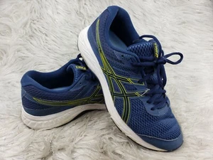 Asics Gel Contend 6 Sneaker blau elektrisch gelb Größe 9 / 42,5 - Bild 1 von 6