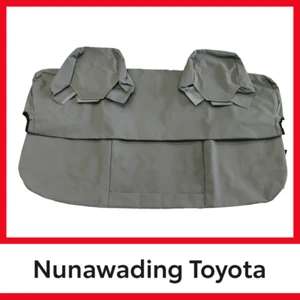 Genuine Toyota Land Cruiser 70 Rear Canvas Seat Covers Sep 2023 Onwards - Picture 1 of 2