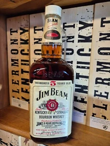 Half Gallon Bourbon Whiskey Jim Beam Henkelflasche 86proof 43% 5 Köpfe 5 Jahre - Bild 1 von 7