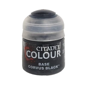 (3) Lote ollas Games Workshop base pintura corvus negro 12 ml - Imagen 1 de 1