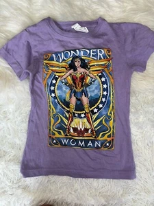 Live & Tell wonder woman girls sz. 4/6x purple logo design tee. Adorable, fun - Picture 1 of 7