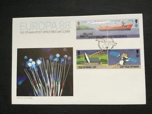 IOM 1988 Europa CEPT Transport and Communications FDC (AA220) - Picture 1 of 1
