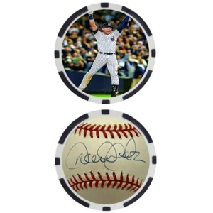 Derek Jeter SIGNED Baseball Legends Poker Chip - Picture 1 of 2
