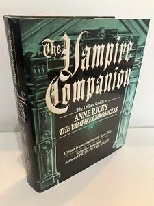 THE VAMPIRE COMPANION Katherine Ramsland 1st Edition 1993 Anne Rice VG/VG - Picture 1 of 2