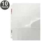 Lot of 10 LaserWeld 9 Pocket Pages For Trading / Baseball Basketball Sport Cards