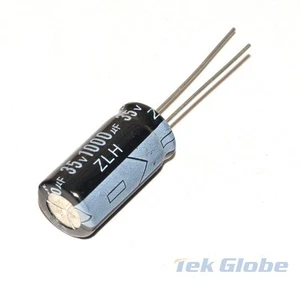 10PCS 1000UF 35V 105°C Radial Electrolytic Capacitor 10X20mm - Picture 1 of 1