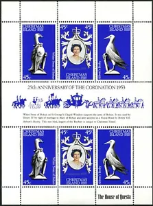 1978 Christmas Island 25th Anniversary Of The 1953 Coronation Mini Sheet MNH - Foto 1 di 1