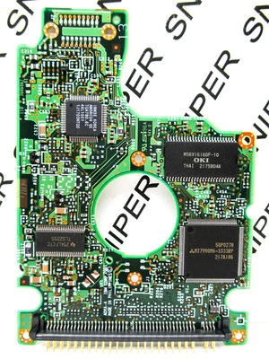 PCB - IBM Travelstar 20GB IC25N020ATCS04 IDE 07N8668 H32687 HardDrive H32624_ - Image 1 of 4