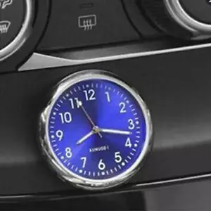 Pocket Small Mini Luminous Quartz Analog Watch Stick-On Clock For Car Boat US - Picture 1 of 12