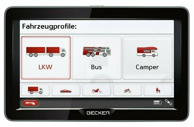 Becker Transit 70 LMU Navigationsgerät LKW PKW 7 Zoll Navi Europa Karte Q2/2025 - Bild 1 von 2