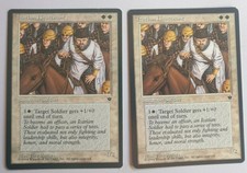 Magic The Gathering Icatian Lieutenant x 2 - Fallen Empires - Rare
