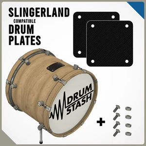 Slingerland Setomatic Drums 3D Printed Bass Masking Plate Set, Color Options - Picture 1 of 12