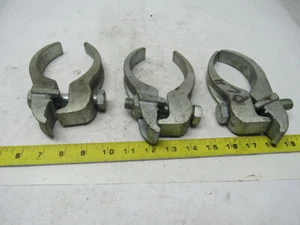Steel City PA-4 Galvanized Beam Clamps for Mounting 4" Pipe Conduit Lot Of 3 - Picture 1 of 9