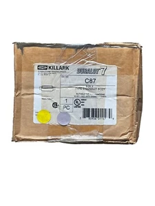 🔥(AN) Hubbell C87 3" C Nabe Eisen Rohrgehäuse pulverbeschichtet UL CSA bewertet - Bild 1 von 2