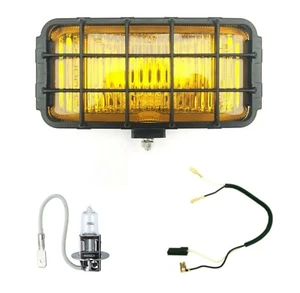 Nebelscheinwerfer Gelb 12V 24V Halogen Zusatzscheinwer mit Glühbirne Kabelbaum   - Imagen 1 de 13