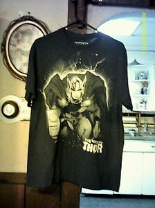 Marvel Comics The Mighty Thor Men's Gray T-Shirt  Size L