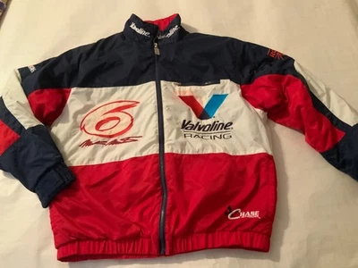 Mark Martin Valvoline Racing Chase Authentics NASCAR Nylon Jacket Medium DAMAGE - Image 1 of 4