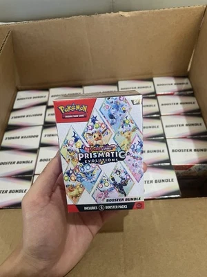 10x Pokemon TCG Scarlet & Violet Prismatic Evolutions Booster Bundle ✅FREE SHIP✅ - image 1 of 3