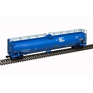 Atlas N Scale GLNX 33,000/33,156 Gallon Tank Car LPG/Chemicals Blue Master Line - Picture 1 of 1
