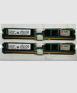 2Pcs 2Gb PC2-6400 (DDR2-800) ECC Unbuffered 800MHZ DDR2 MEMORY (KVR800D2N6/2G) - Picture 1 of 3